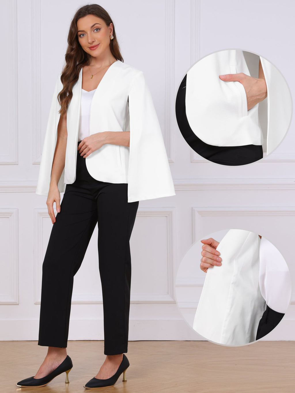 Commute-Stretch Long-Sleeve Blazer