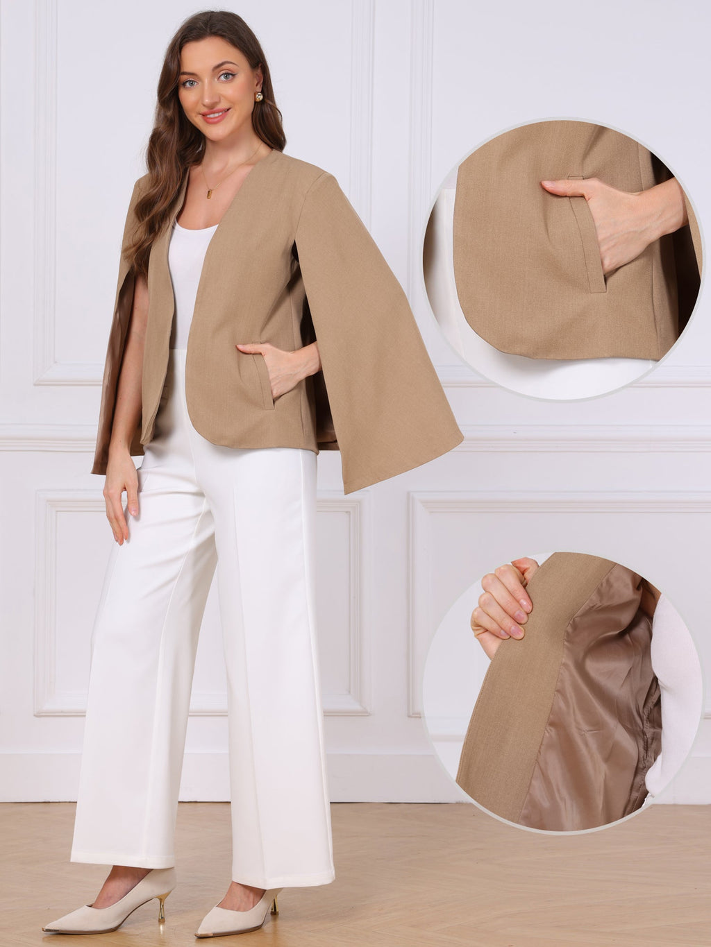 Commute-Stretch Long-Sleeve Blazer