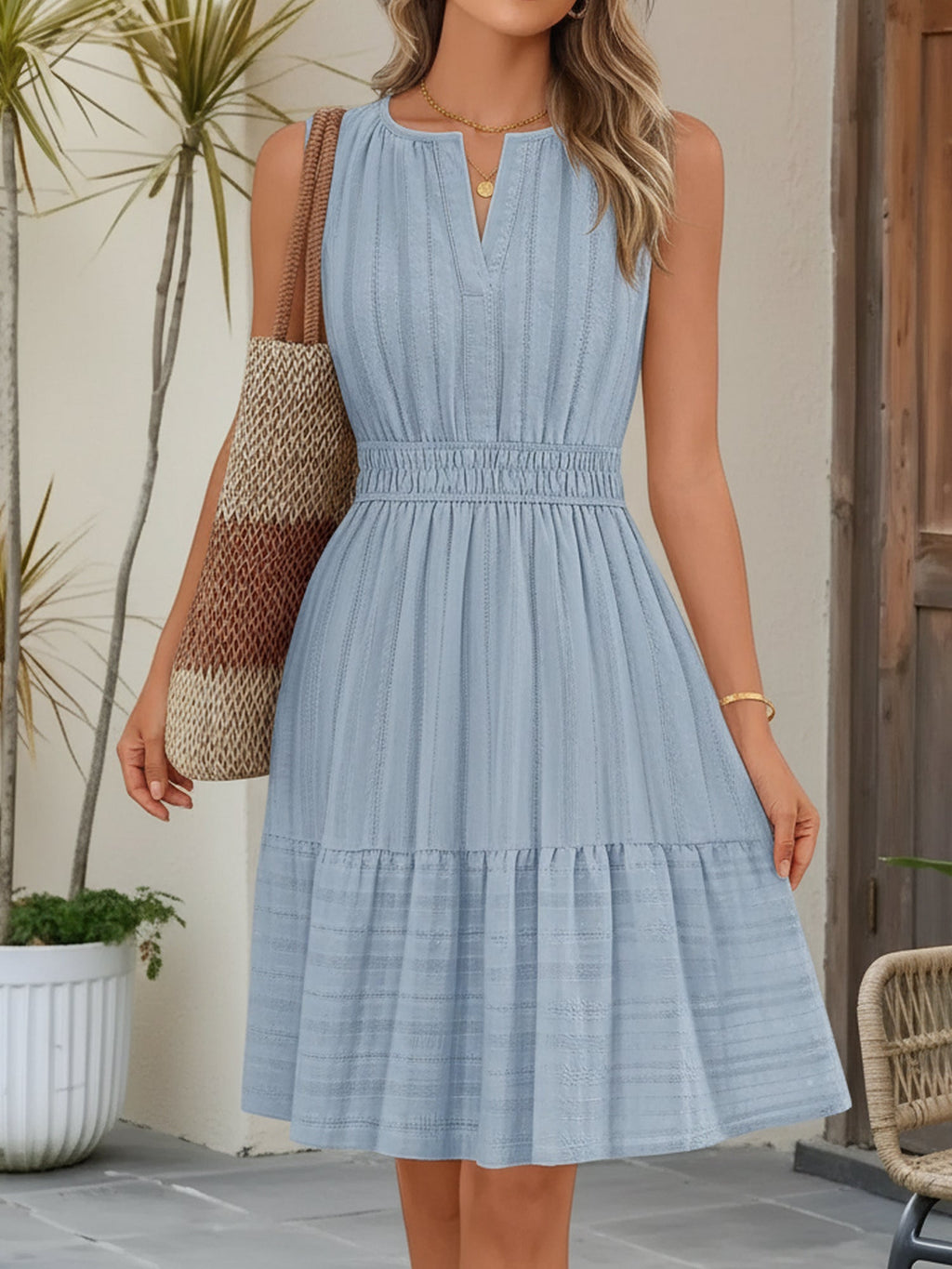 Classic Breathable Cotton Dress