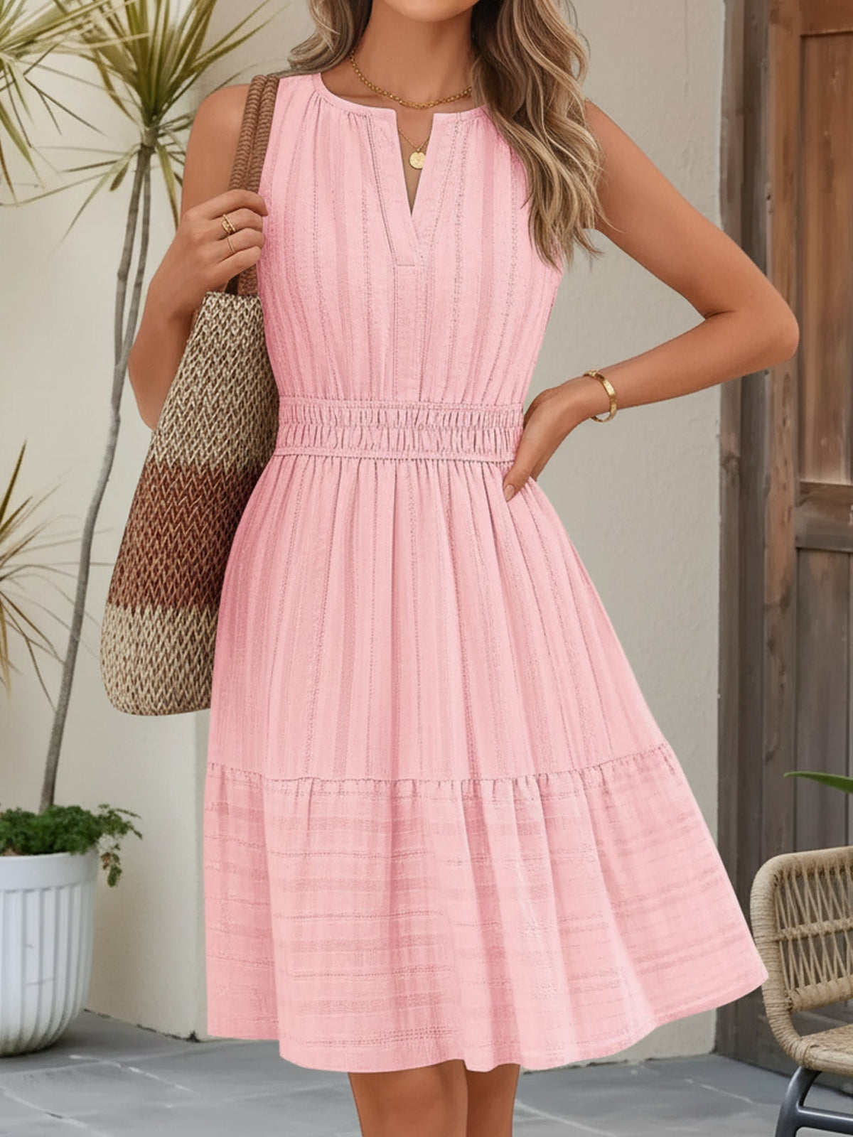Classic Breathable Cotton Dress