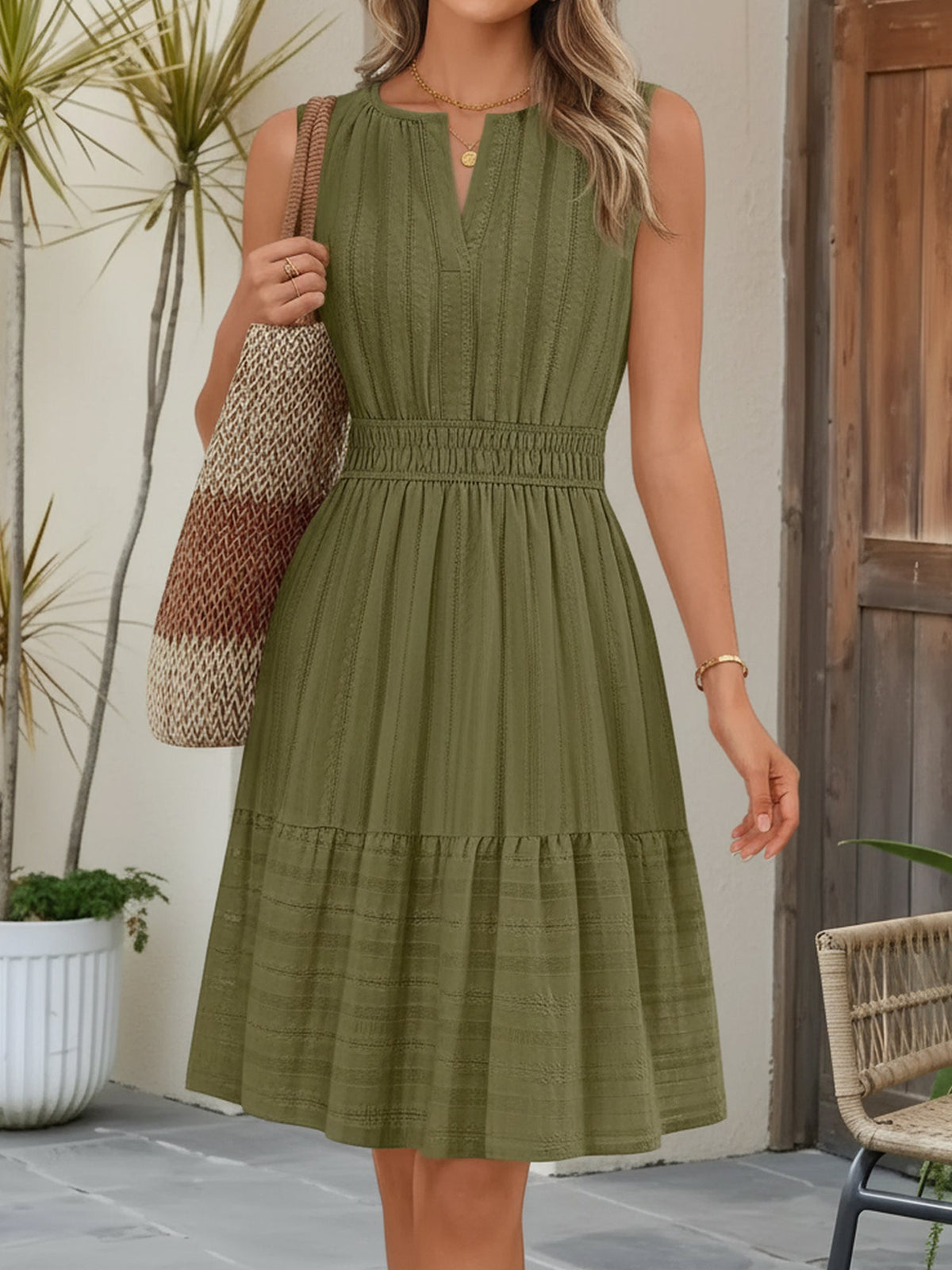 Classic Breathable Cotton Dress