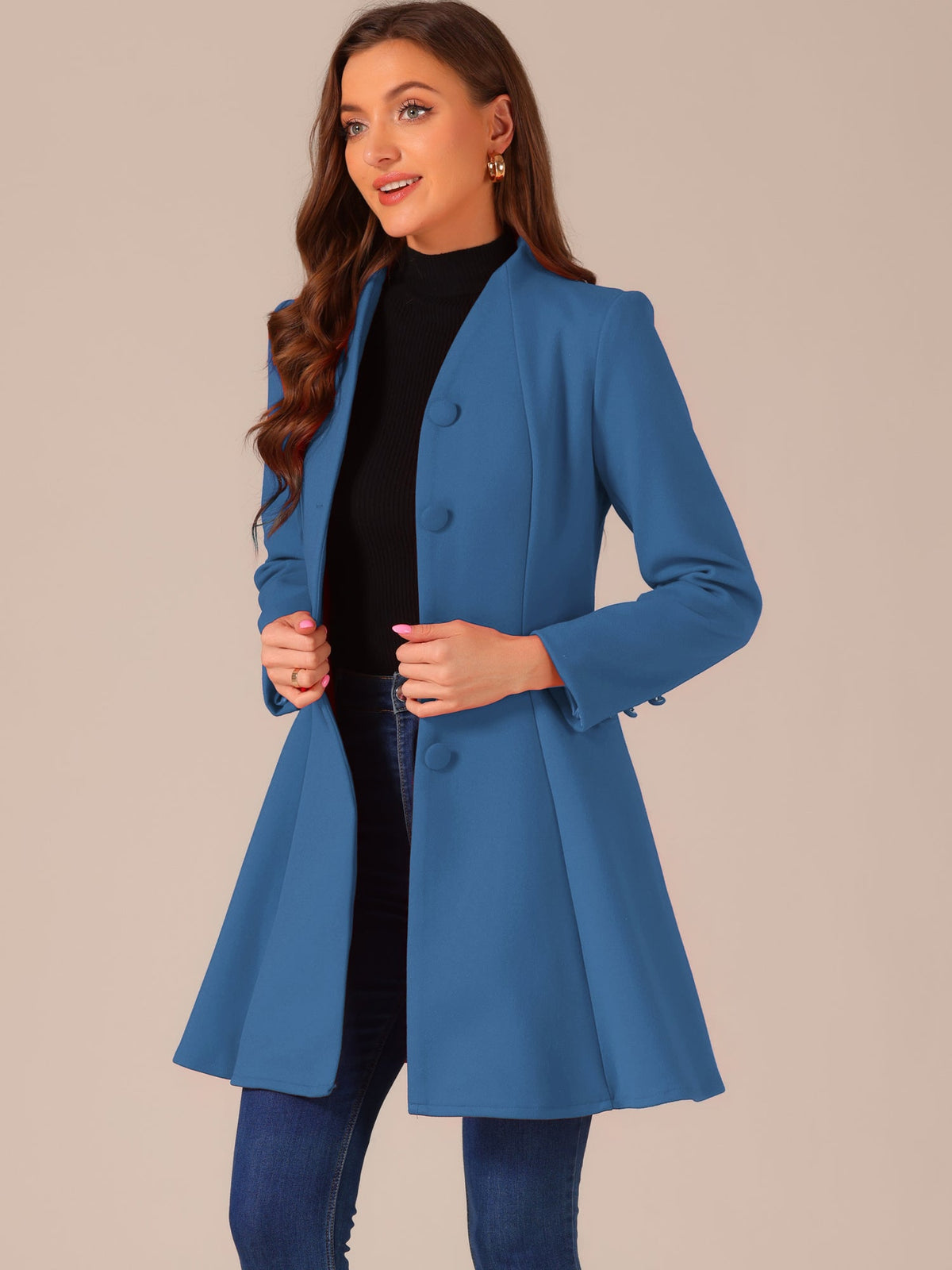 Tencel Soft Silhouette Overcoat