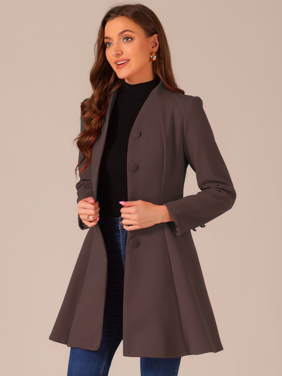 Tencel Soft Silhouette Overcoat