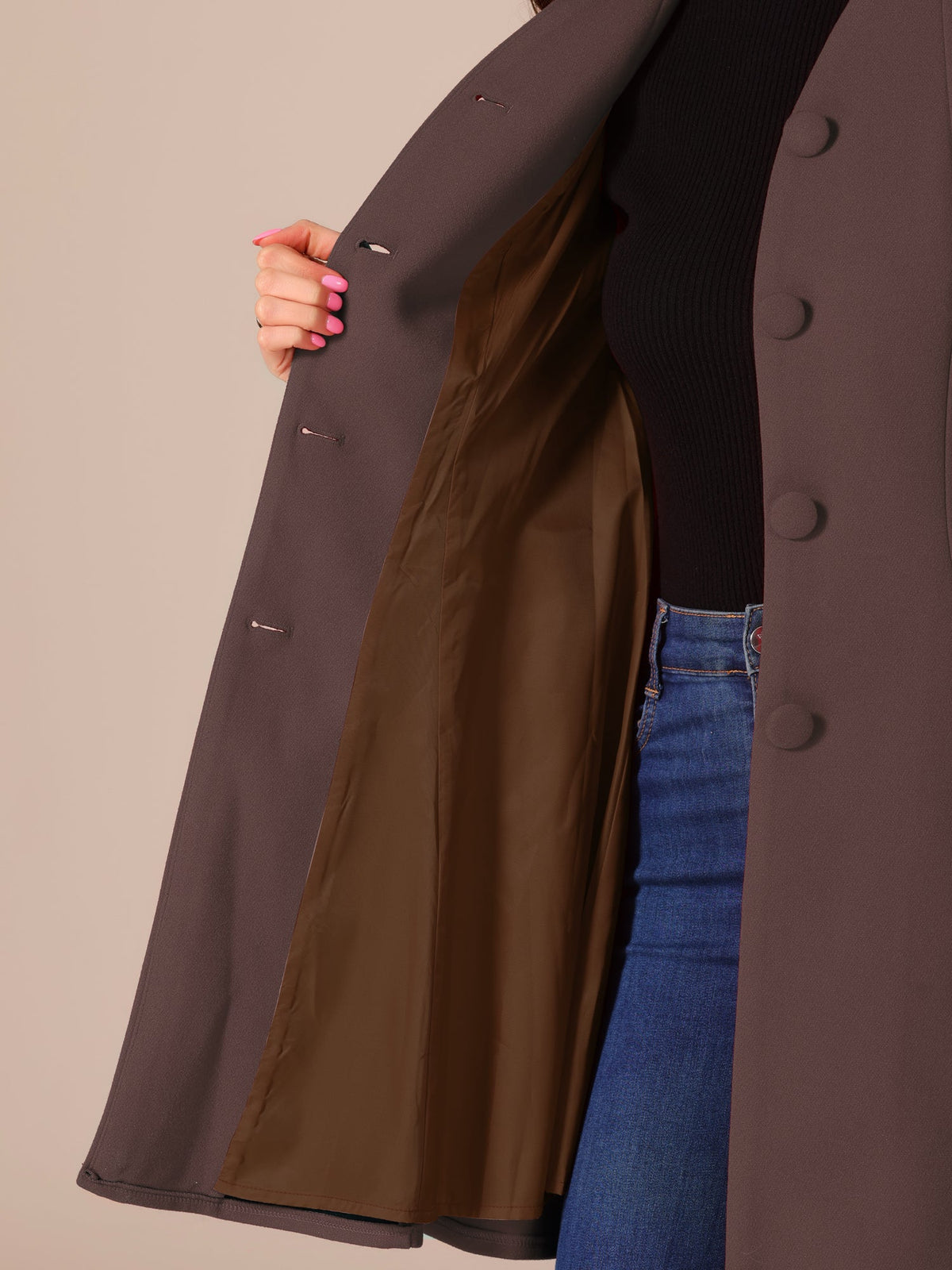 Tencel Soft Silhouette Overcoat