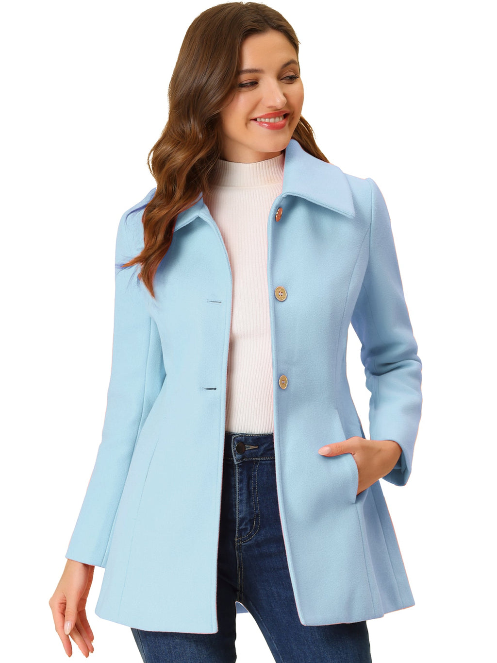 Bowtie Back A-Line Coat