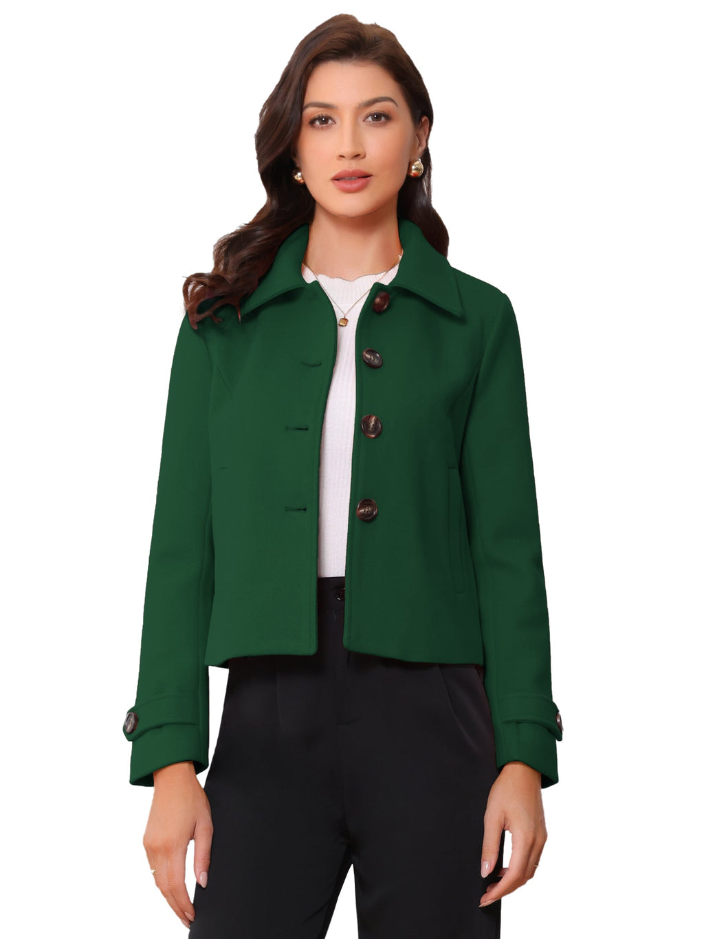 Lightweight Slant-Pocket Peacoat