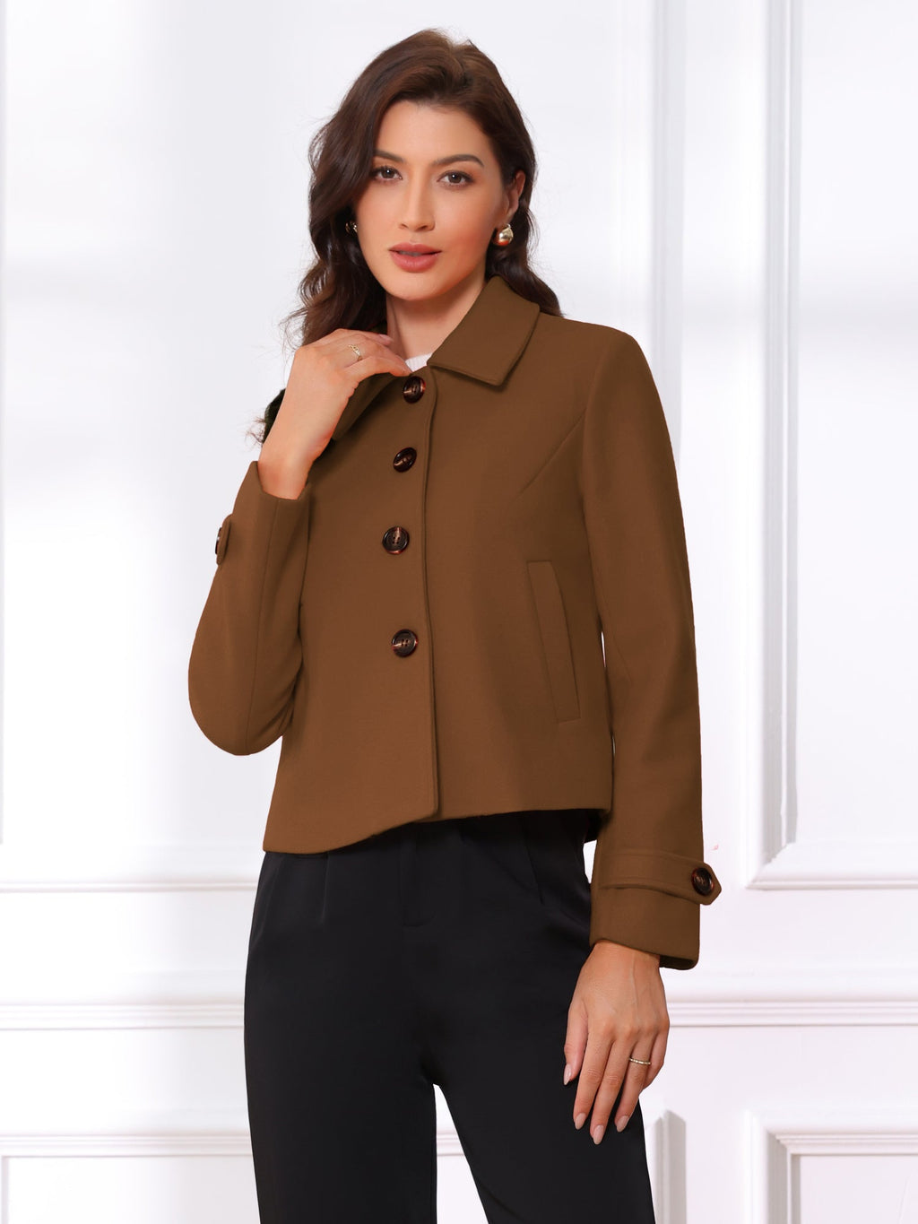 Lightweight Slant-Pocket Peacoat