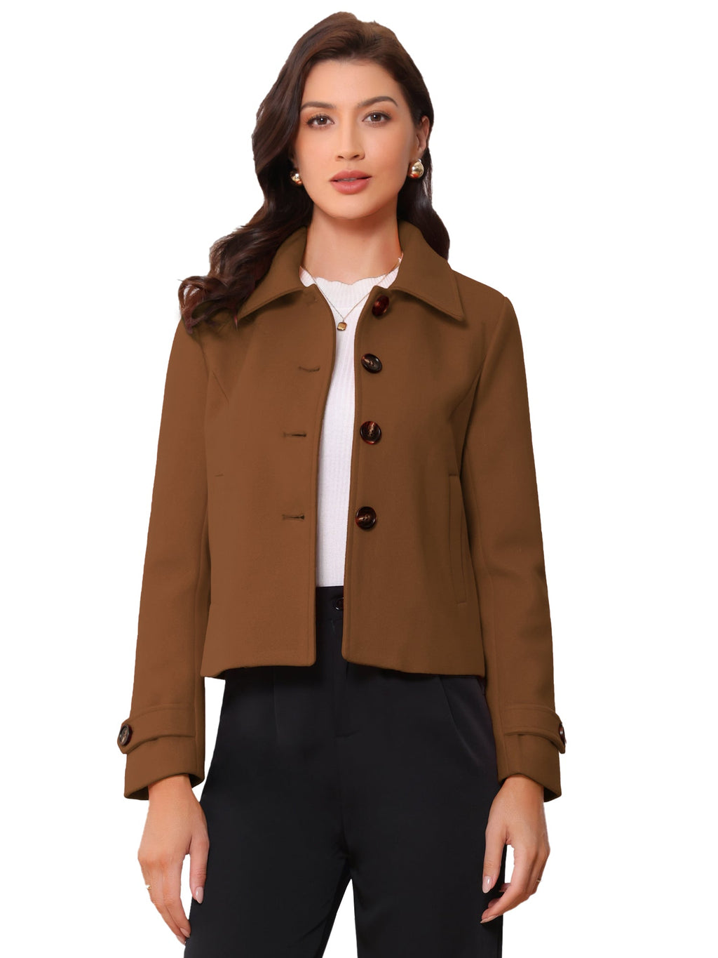 Lightweight Slant-Pocket Peacoat