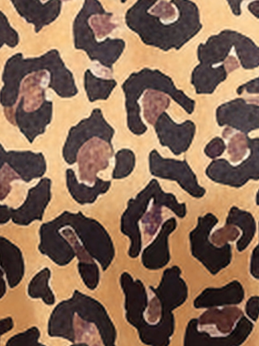 Stretch-Print Spring-Summer Top