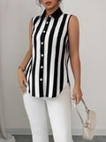 Regular Fit Striped Blouse