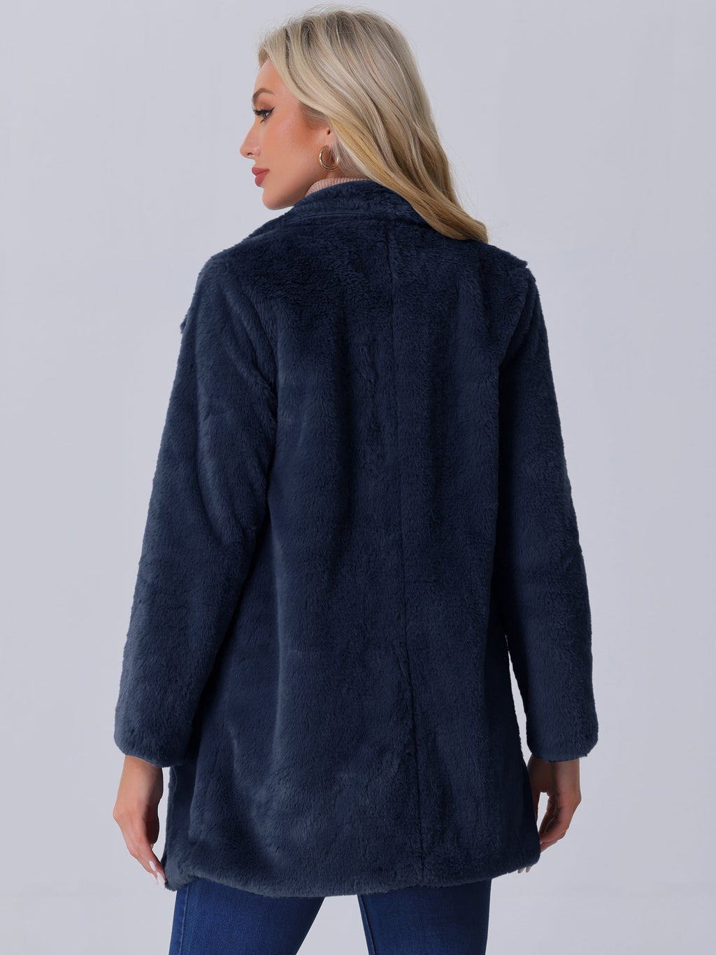 Cloud Wrap Faux Fur Coat